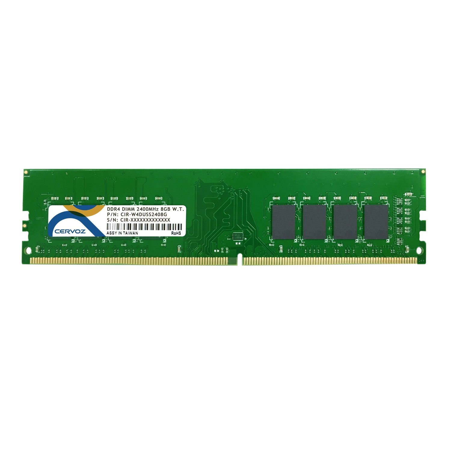 8GB Industrial DDR4 DIMM 2400MHz