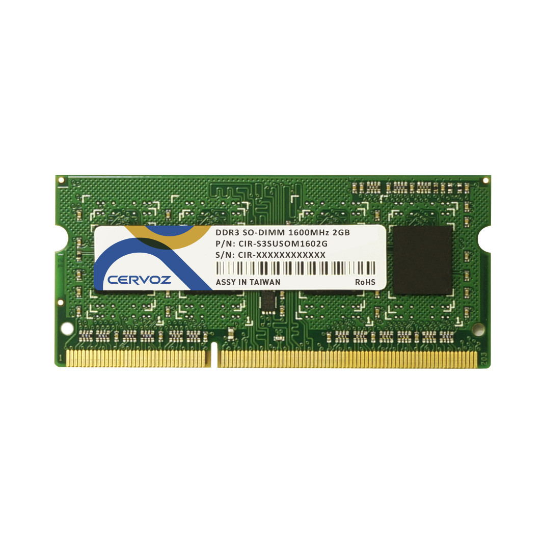 2GB Industrial DDR3 SO-DIMM 1600MHz