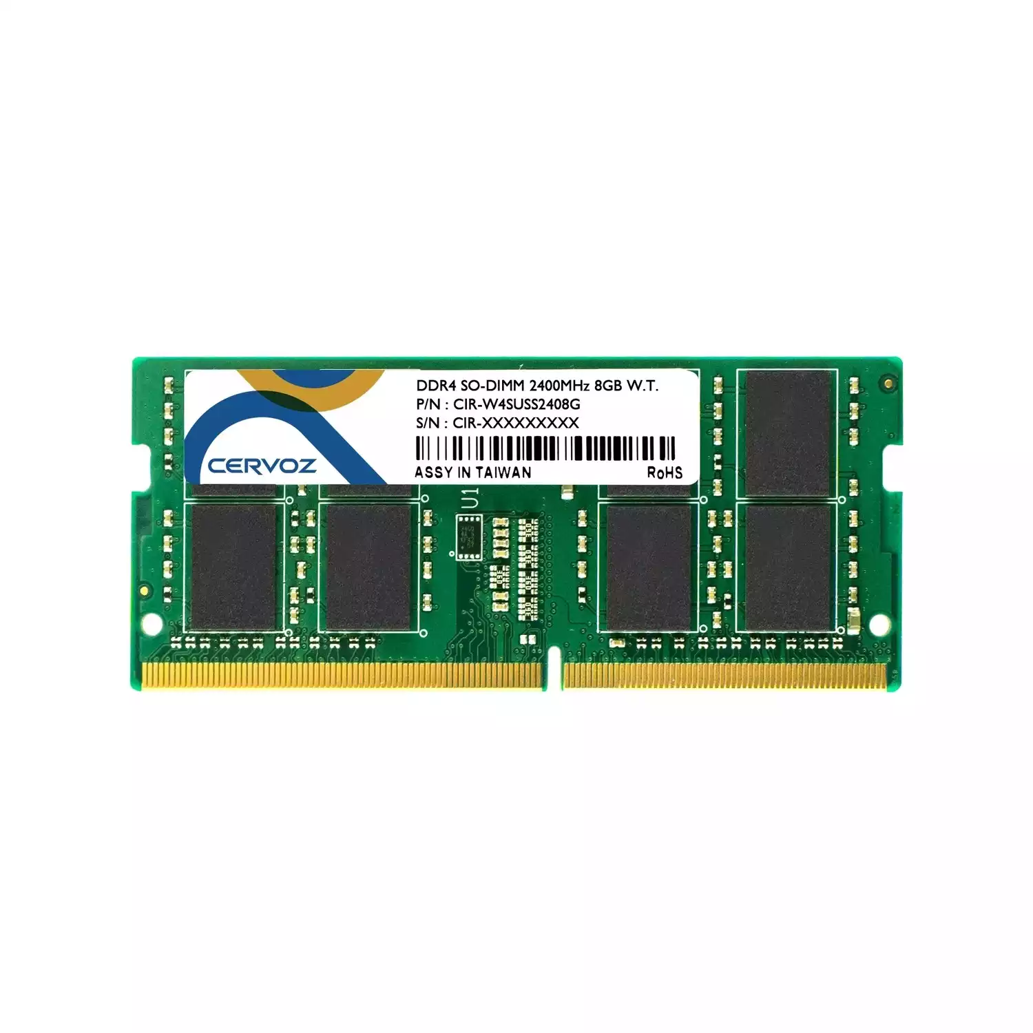 8GB Industrial DDR4 SO-DIMM 2400MHz