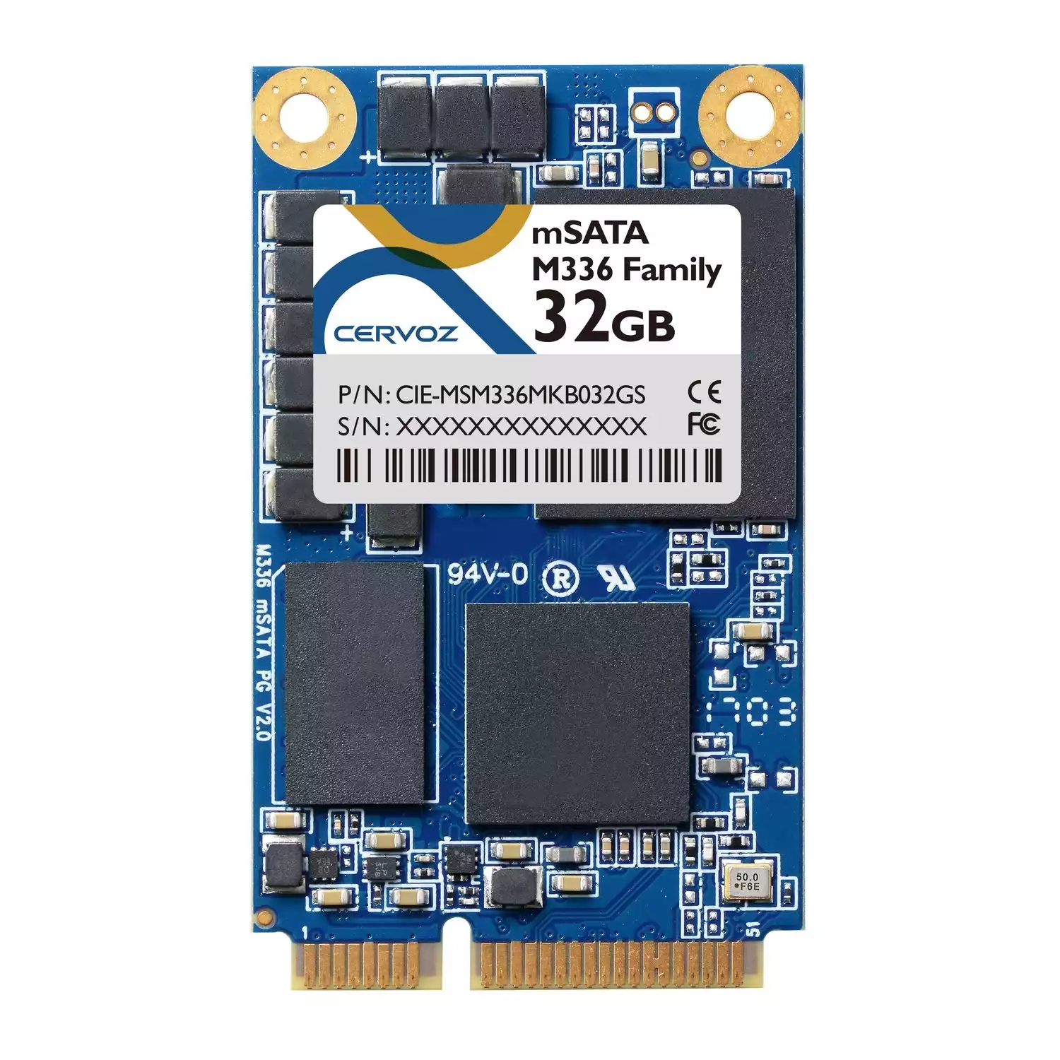 32GB Industrial mSATA SSD Module M336
