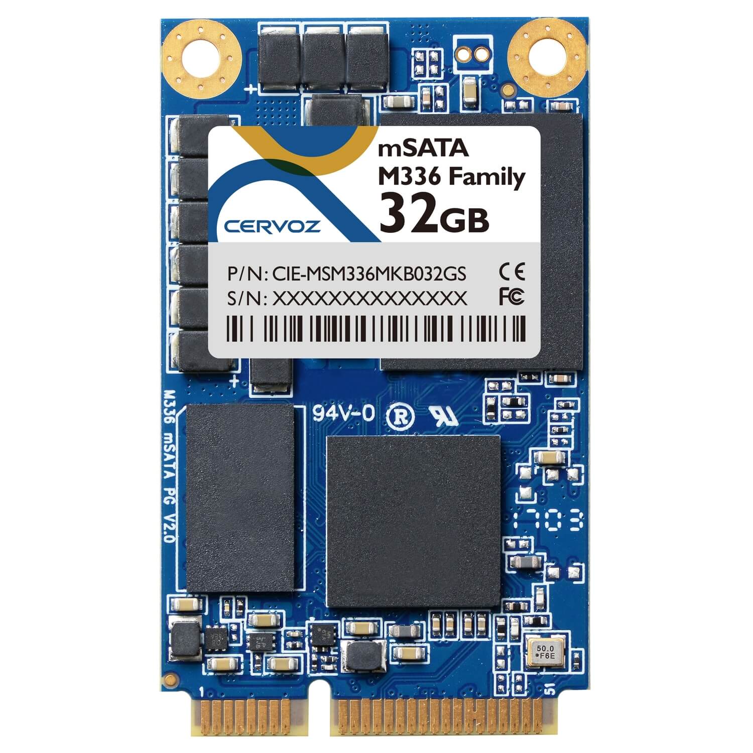 32GB Industrial mSATA SSD Module M336