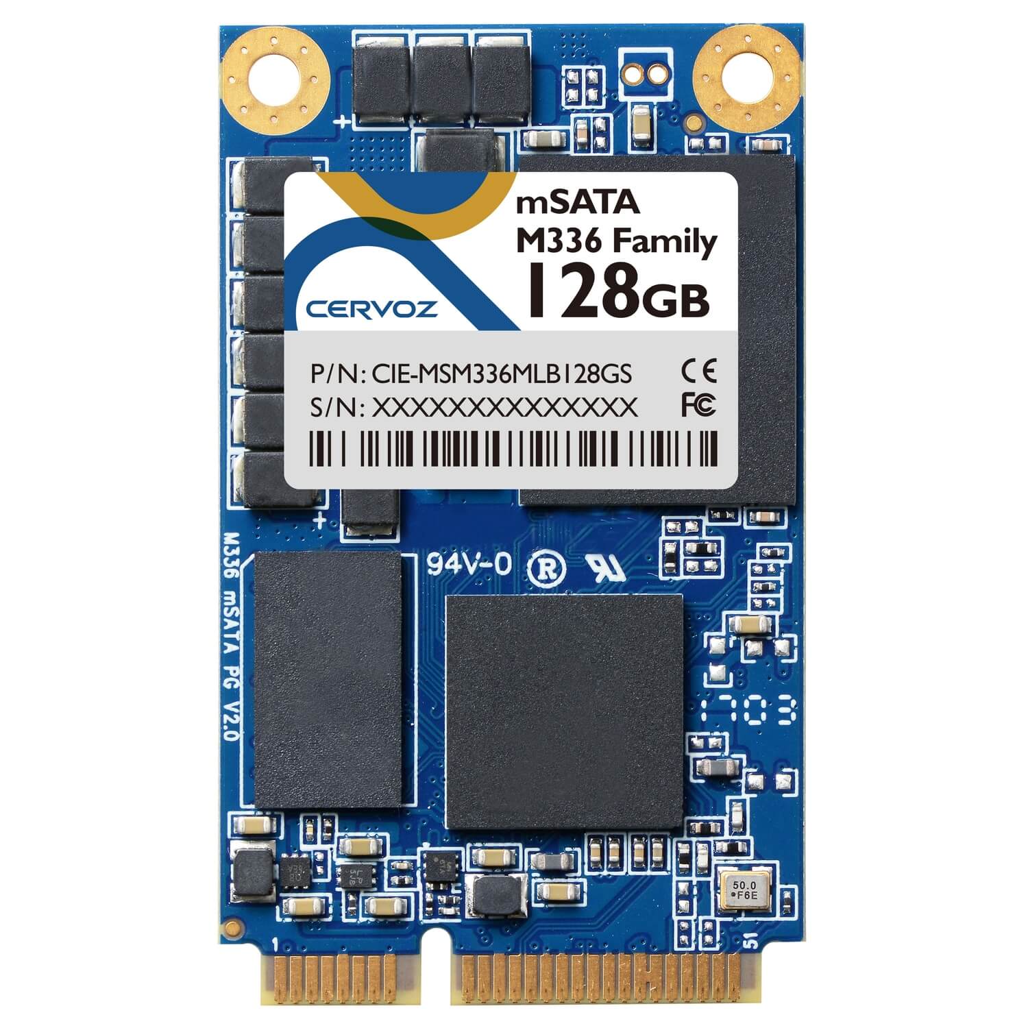 128GB Industrial mSATA SSD Module M336