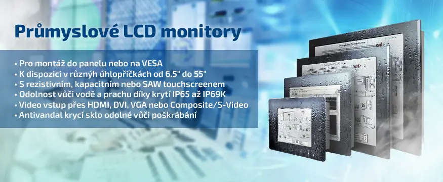 Průmyslové LCD monitory