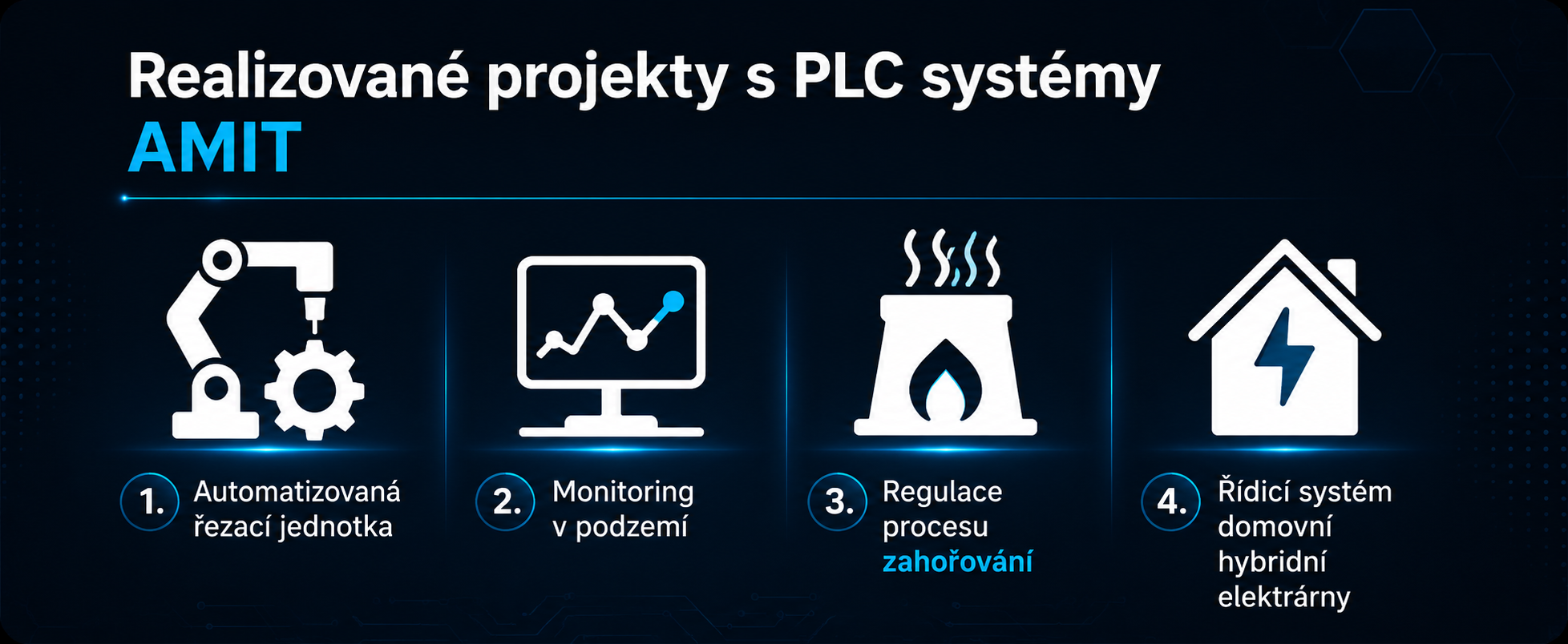 PLC systémy AMIT v realizovaných projektech AutoCont IPC