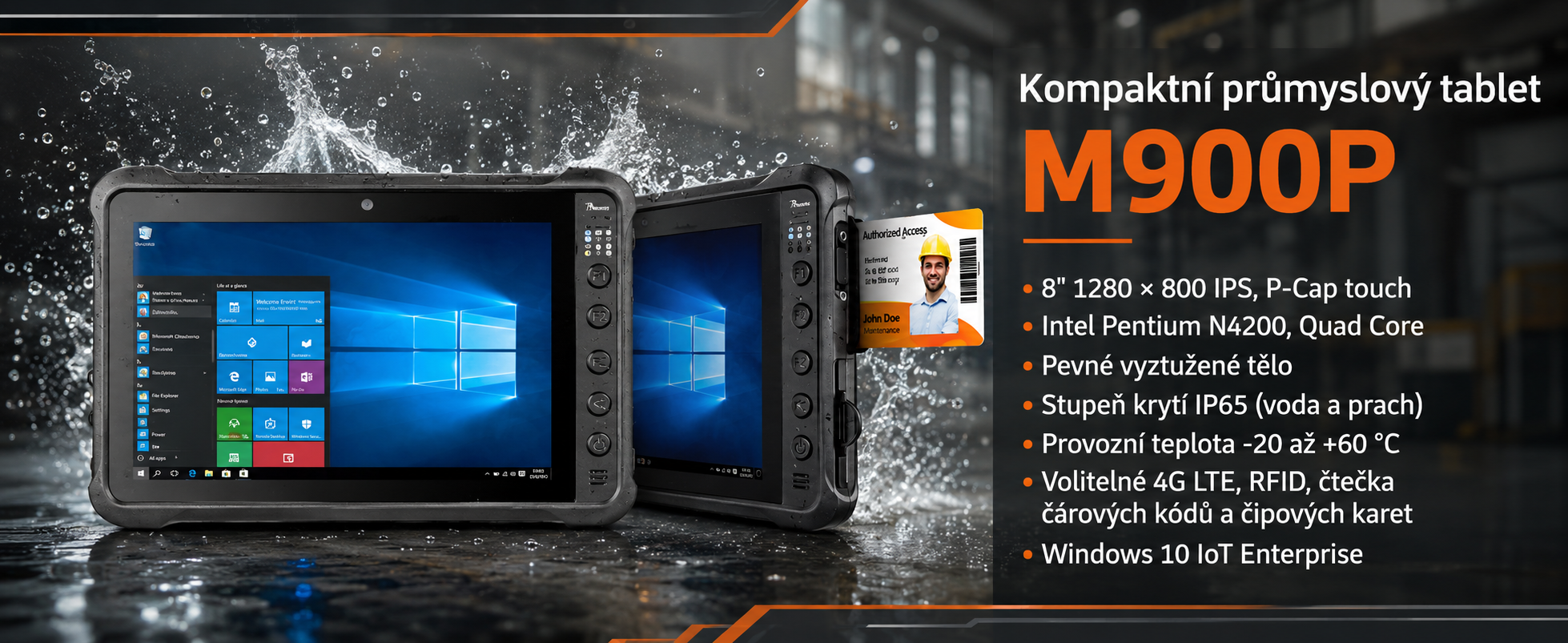 Kompaktní průmyslový tablet