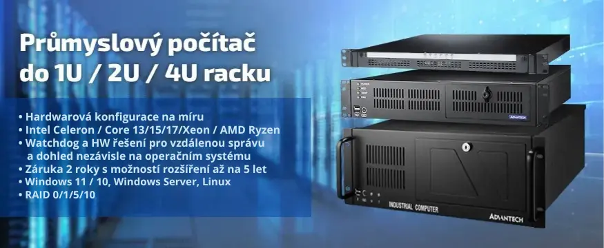 Průmyslový počítač do racku